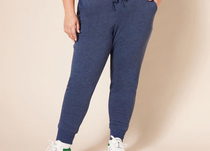 Amazon Essentials Women's Jogger Sweatpant Pants, -navy heather, Large