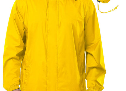 Outdoor Ventures Men's Rain Jacket Waterproof Lightweight Packable Rain Shell Raincoat with Hood for Golf Hiking Travel