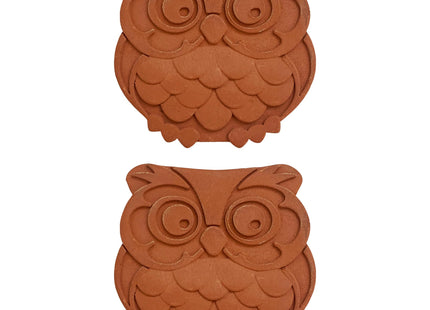 Fox Run Terracotta Brown Sugar Keeper and Saver, Set of 2 Owl Sugar Savers