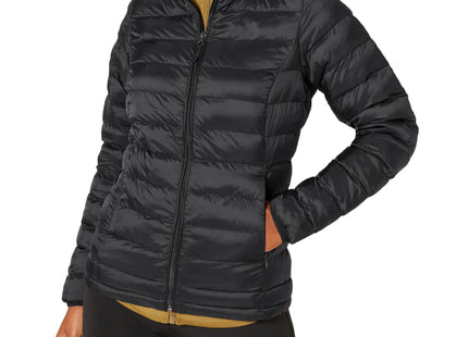 Amazon Essentials Women's Lightweight Water-Resistant Packable Puffer Jacket Outerwear, -black, Medium