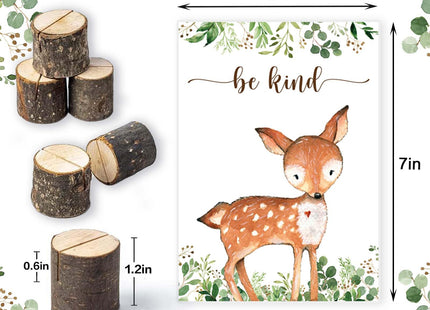 8Pcs Woodland Centerpieces, Woodland Baby Shower for Table Decorations
