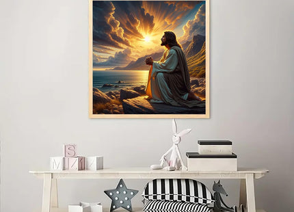 Beach Landscape Diamond Art Kits for Adults, 5D Lighthouse Diamond Painting Kits for Adults Beginners, DIY Full Round Drill Diamond Dot Painting Gem Art Kits for Adult, Home Wall Decor 11.8x15.7 Inch
