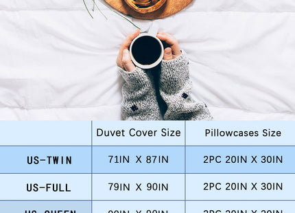 AILONEN Autumn Maple Twin Bedding Set 3 Piece, 1 Duvet Cover + 2 Pillowcases, Burnt Orange Leaves Dark Plaid Checks Golden Foliage for Rustic Cabin Bedroom