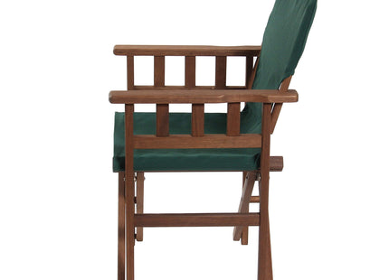 BYER OF MAINE Pangean Campaign Chair, Forest Green, 250 lbs Capacity