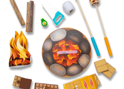 Melissa & Doug Let's Explore Campfire S'mores Play Set