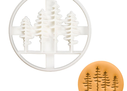 Pine Tree Forest cookie cutter, 1 piece - Bakerlogy
