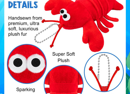 SYWHXY 12Pack Lobster Toy Cute Plush Lobster Stuffed Animal Doll for Kids