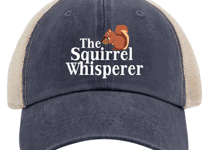 The Squirrel Whisperer Squirrel Hat, Funny Trucker Hat for Men and Women