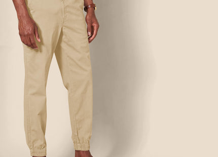 Amazon Essentials Men's Straight-Fit Jogger Pant, Khaki Brown, Large