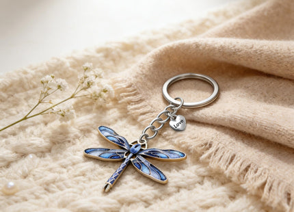 PRCOLUX Dragonfly Gifts for Women Dragonfly Keychain for New Beginnings