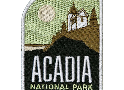 Vagabond Heart Acadia National Park Patch - Iron On Travel Badge - Acadia Patch - Great Acadia Maine Souvenir