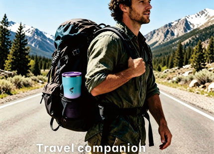 SIMPLE DRINK 30 oz Insulated Tumbler with Straw and Lid, Mermaid Dream