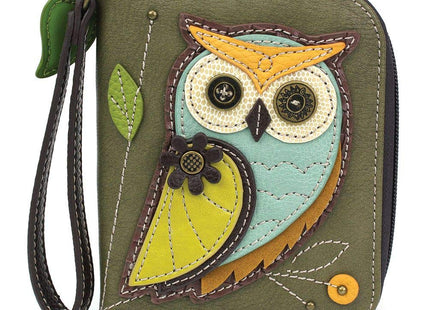 CHALA Owl Generation A Zip-Around Wallet/Wristlet - Owl Collectors' Choice