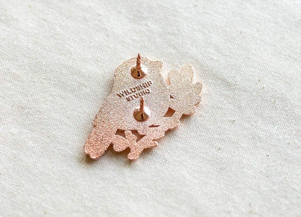 Chickadee Bird Enamel Pin - Lapel Pin - Badge