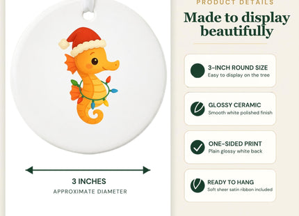 Lydia Gifts 2026 Personalized Sea Otter Christmas Ornament