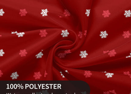 elezan Christmas Round Tablecloth 60 Inch Santa Claus Reindeer Christmas Tree Winter Snowflake Decorative Table Cloth Polyester Fabric Washable Table Cover for Holiday Family Gathering Dining Party