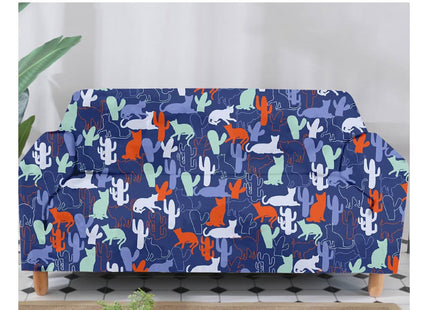 Suobstales Hunting Camo Forest Leaves Print Elastic Sofa Cover Forest 3 Seater Sofa Slipcover 3-Piece Couch Covers Washable Furniture Protector Armchair Cover Home Decor, Size L