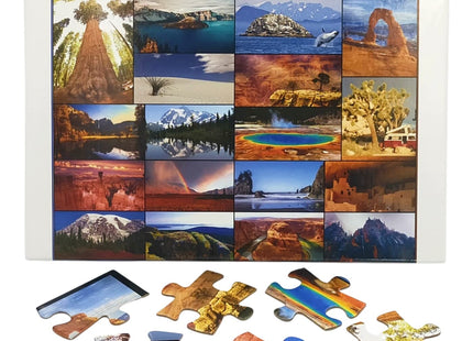 Our National Parks Puzzle 1000 Piece - USA National Parks Jigsaw Puzzle, Acadia National Park, Yellowstone, Zion, Arches etc, Great National Park Gifts 1000 Piece Puzzle