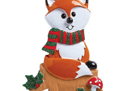 Personalized Fox Christmas Ornament 2026, Animal Brown Lover, Fox Gift