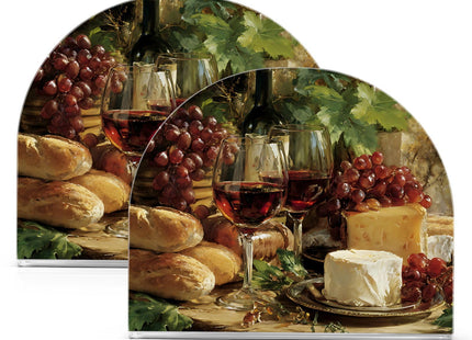 Xmycdz Autumn Wine Napkin Holder for Table Chees Acrylic Tissue Dispenser