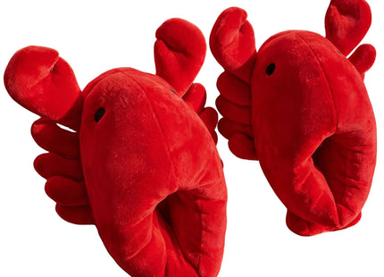 Mululian Unisex Novelty Lobster Slippers for Men, Women & Teens - One Size