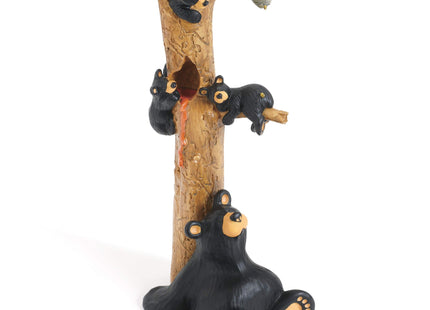 DEMDACO Bearfoots by Jeff Fleming Honey Tree Black Bear Resin Figurine