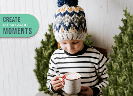 Comfify Speckled Campfire Mugs – Set of 6 – 14 oz – Multicolor