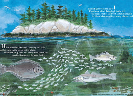 L is for Lobster: A Maine Alphabet (Discover America State by State)