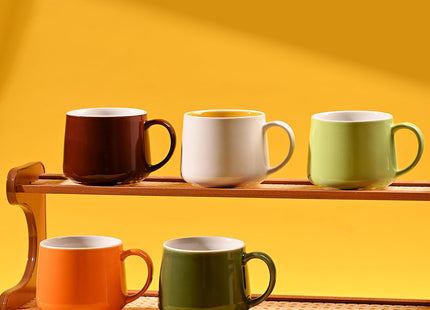 Ewaymado Owl Ceramic Mug,Hidden 3D Animal Inside Cup(Coffee Owl)