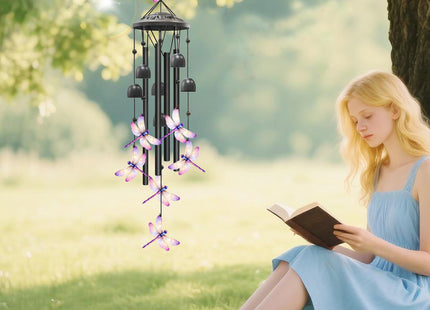 Dragonfly Wind Chimes for Outside,Metal Chimes,Dragonfly Gifts for Women