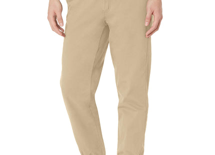 Amazon Essentials Men's Straight-Fit Jogger Pant, Khaki Brown, Large