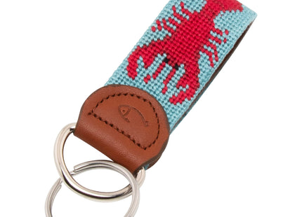 Huck Venture Lobster Needlepoint Key Fob & Keychain (Lobster)