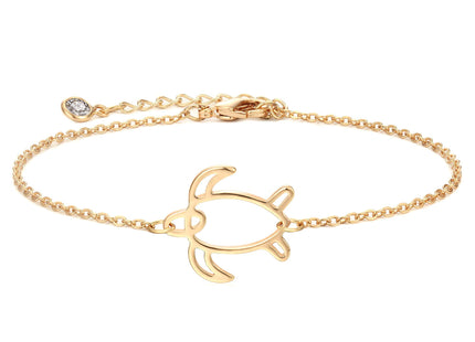 MEVECCO Open Sea Turtle Bracelet for Women