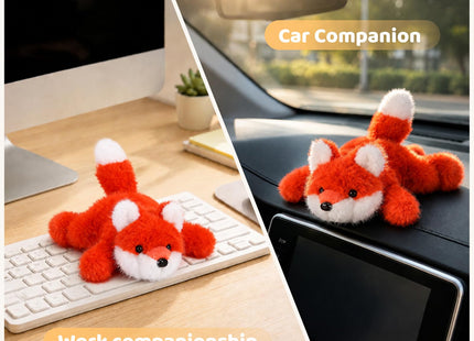 NuuzxNouk Cute Fox Stuffed Animal, Soft Fox Plush Toy, Gift for Kids 7.5"