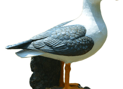 Real Seagull Figurine,Garden Bird Resin Statue Ornaments,Seagull Décor