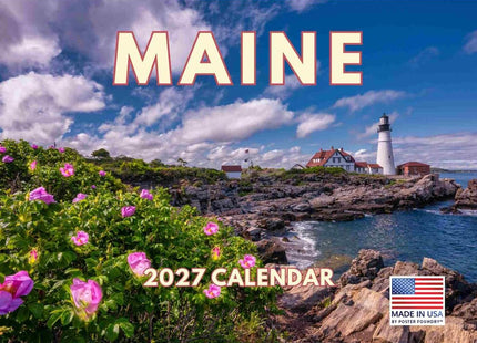 Maine Calendar 2027 Monthly Wall Calender 12 Month