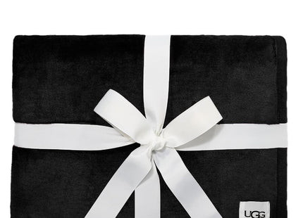 UGG Unisex-Adult's Duffield Throw Ii Blanket, Black Bear Heather, NA