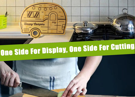 Haigoo RV Camper Small Cutting Board, Wooden Cutting Board for Kitchen