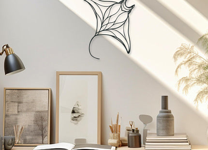 Xedatric Manta Ray Metal Wall Art, Nautical Ocean Decor