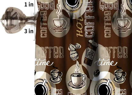 Retro Rustic Valance, Lodge Bear Moose Deer Pine Tree Vintage Farmhouse Style Window Curtain Valance for Bedroom Kitchen Living Room, One Panel 54x18in