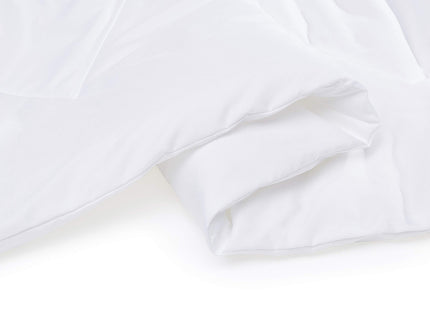 Amazon Basics Reversible Lightweight Microfiber All Season Comforter Blanket, Twin/Twin XL, White