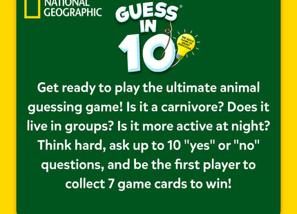 Skillmatics Guess in 10 Game – National Geographic Animals, Gift for Kids