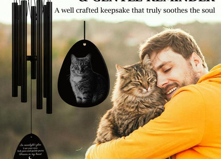 Personalized Wind Chimes Memorial Gifts for Loss of Dog, Pet Sympathy Gift