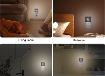Octopus Dusk to Dawn Night Light, Auto Sensor Lamp Home Indoor Stairway Kitchen Corridor, Night Lights Plug into Wall Decor, Boys Girls Women Men Room Gifts