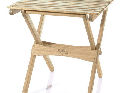 BYER OF MAINE Pangean Folding Wooden Side Table, Camping & Garden Use