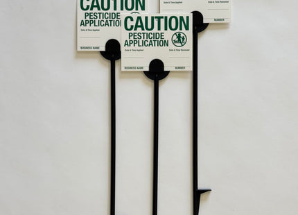 Maine Pesticide Application Signs & Stakes (Premium Style Stakes (500 pc. Pack))
