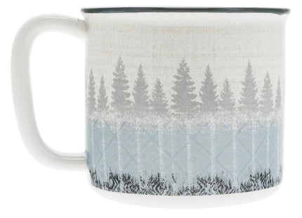 Pavilion Gift Company - Bearly Awake - 17 Oz Coffee Mug Tea Cup Woodland Hiking Camping Bear Cabin Woods Lodge Gift Outdoorsy Present