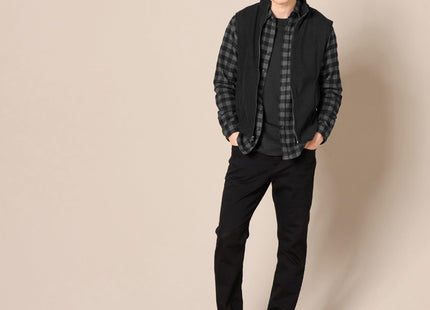 Amazon Essentials Men's Full-Zip Polar Fleece Insulated Vest (Available in Big & Tall), Black, Medium