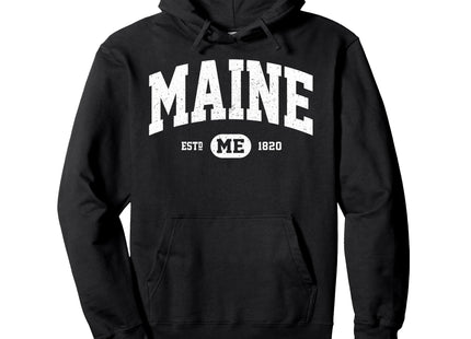 Maine Sweatshirt Retro Vintage Maine Hoodie Gifts 207 Pullover Hoodie