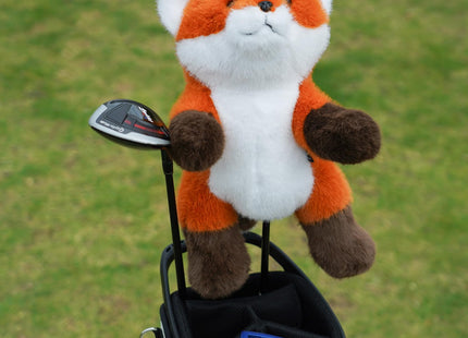 Driver Headcover Funny Golf Headcover Animal Golf Club Head Covers Gorilla Alces Moose Mammoth Design Black Plush Golfing Gifts for Men Women Golfer Fits up to 460CC Driver Head